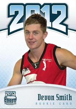 2012 Footy AFL Draft Prospects #11 Devon Smith Front